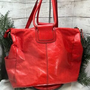HOBO Sheila Large Satchel in Red excellent condition